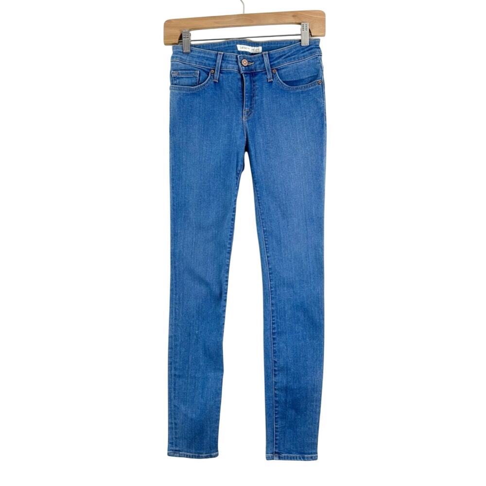 Joie Medium Light Wash Mid Rise Skinny Jean Size 25